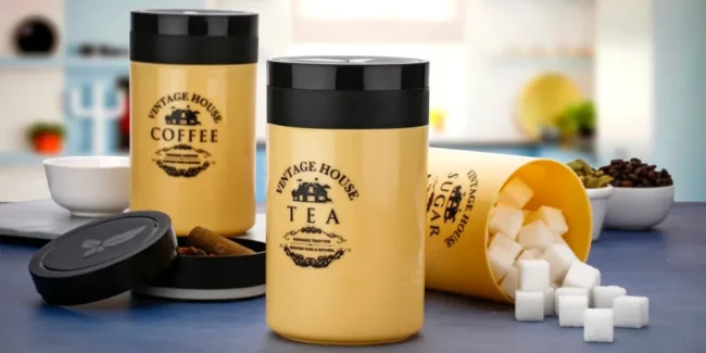 Coffee and Tea Tins Coffee and Tea Tins