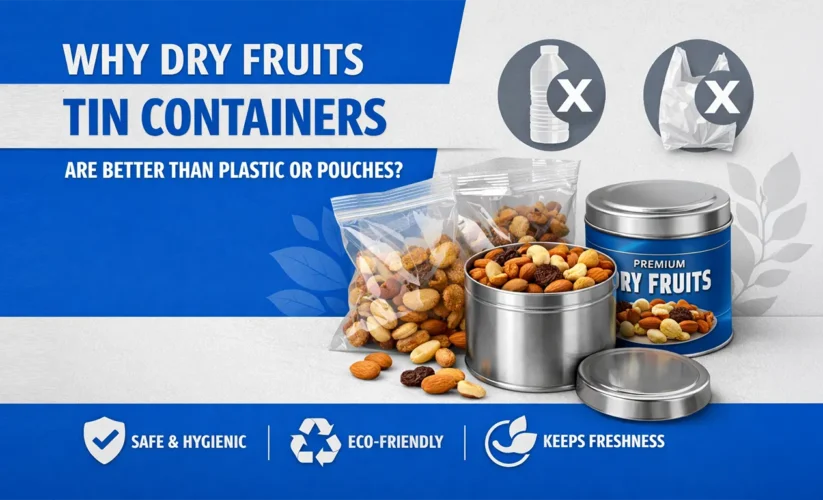 Why Dry Fruits Tin Containers Are Better Than Plastic or Pouches